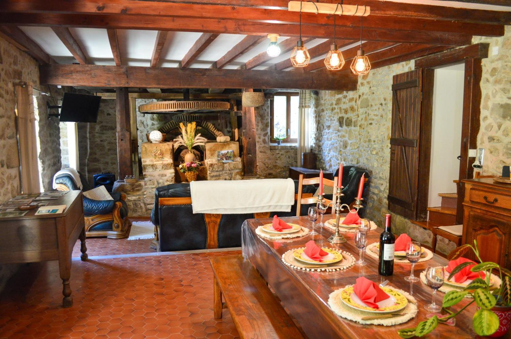 Authentique Moulin Tout Inclus-Moulin De Lavaugarde Thauron Extérieur photo