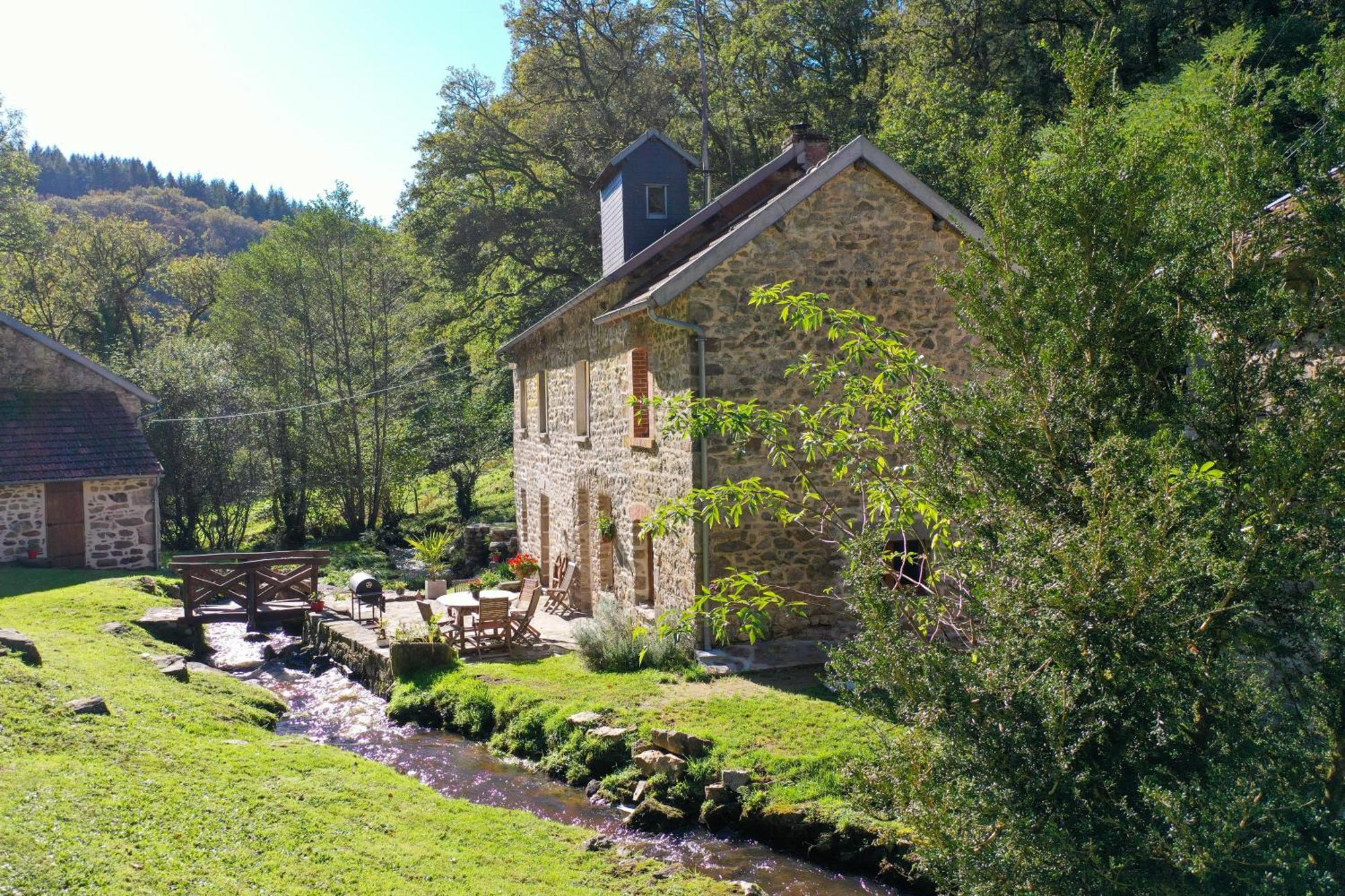 Authentique Moulin Tout Inclus-Moulin De Lavaugarde Thauron Extérieur photo
