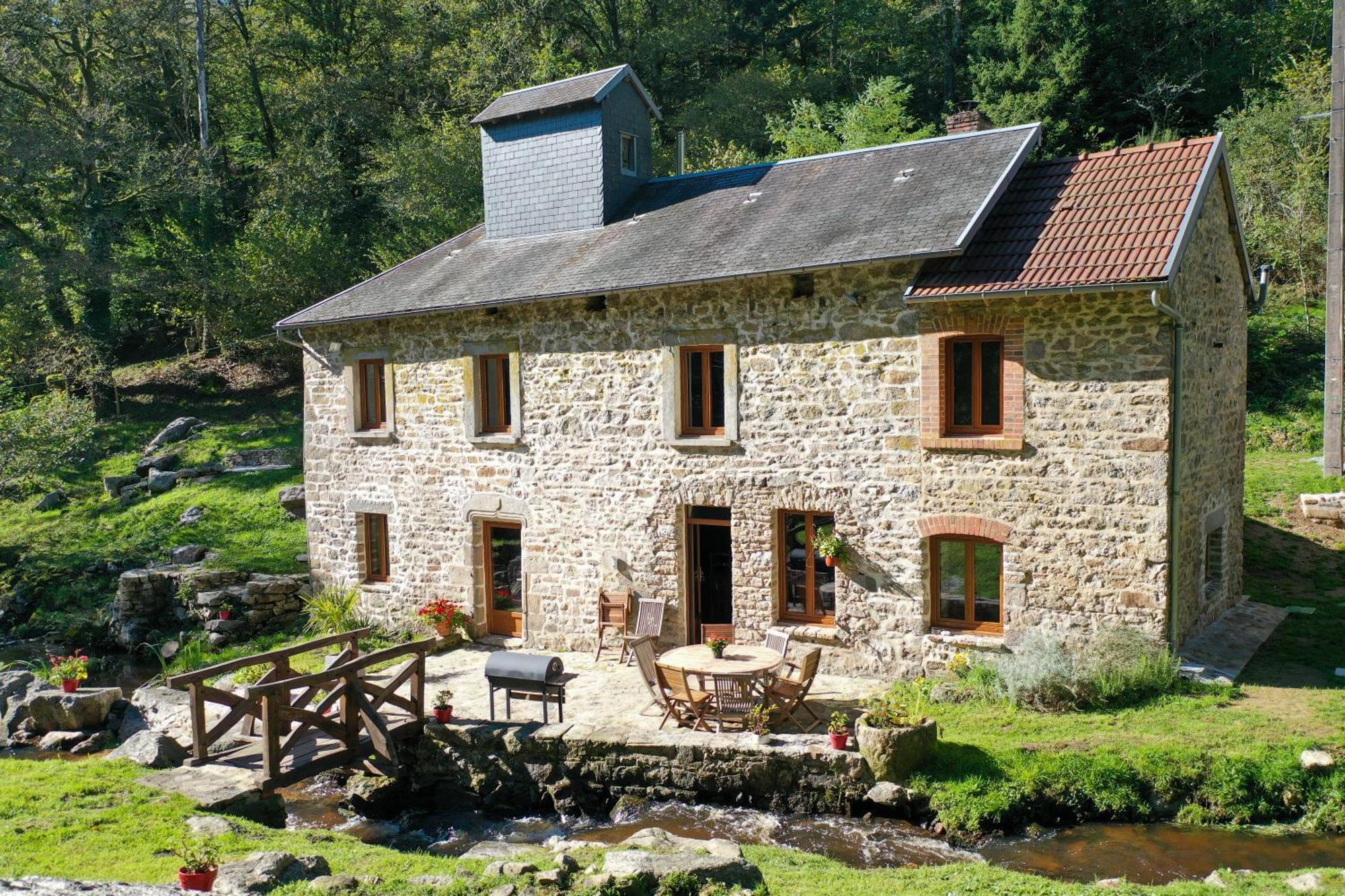 Authentique Moulin Tout Inclus-Moulin De Lavaugarde Thauron Extérieur photo