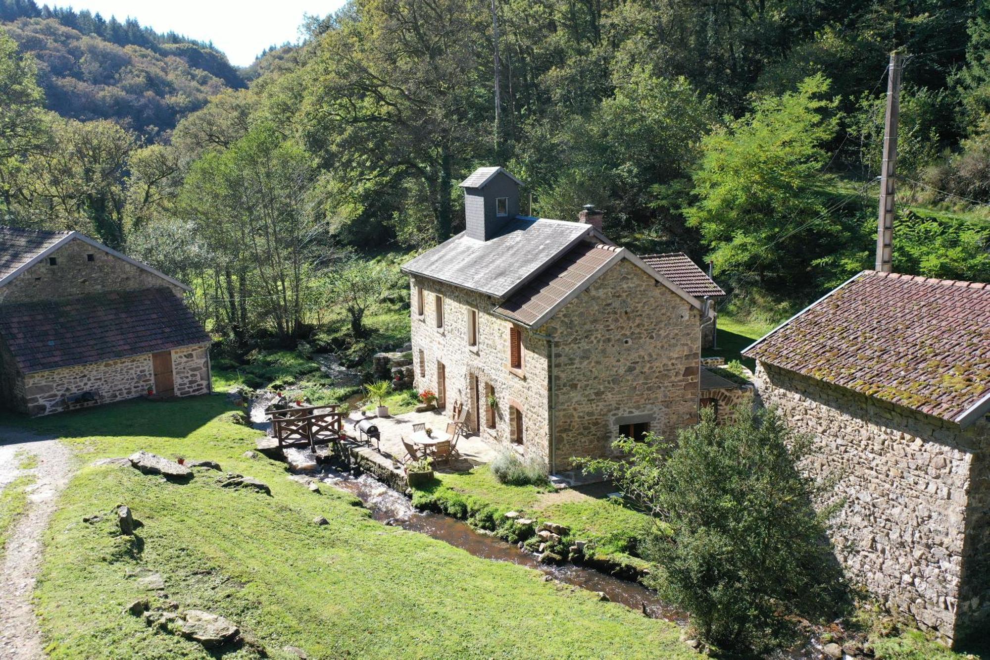 Authentique Moulin Tout Inclus-Moulin De Lavaugarde Thauron Extérieur photo